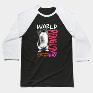 World Penguin Day 2024 happy day Baseball T-Shirt